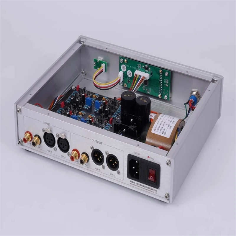 Malan HDAM Circuit HI-END Полностью балансный высококачественный предусилитель с дистанционным управлением Hi-Fi усилитель аудио, XLR + RCA, низкий уровень шума