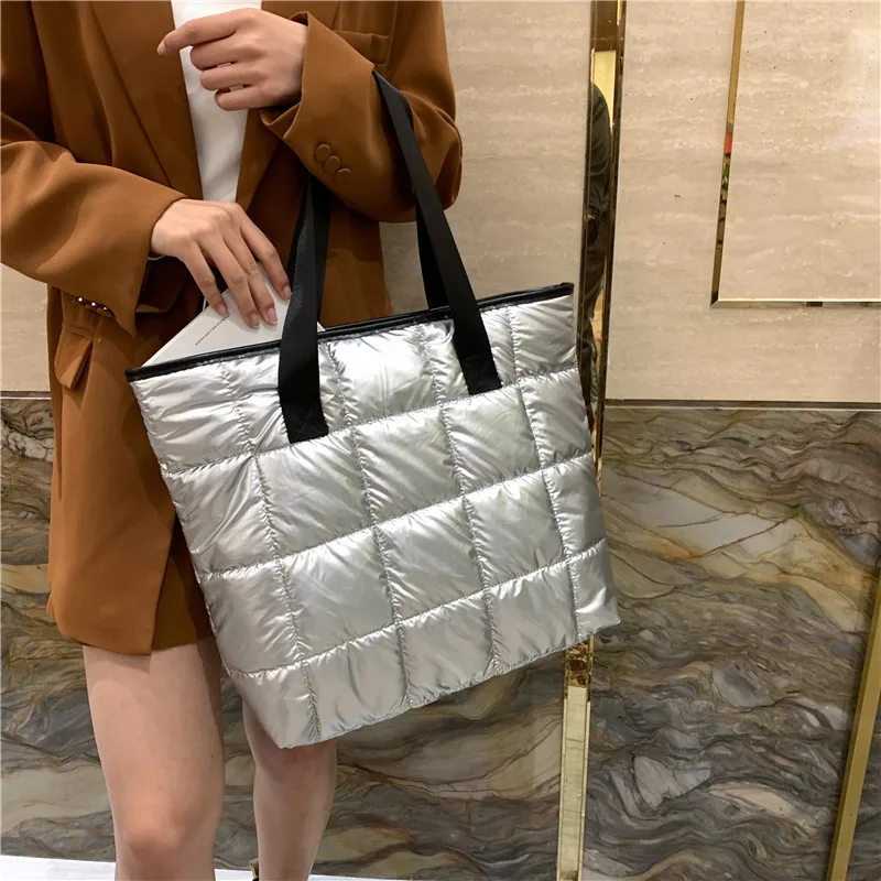 Women's Shoulder Bag Light Large Bag Women's Fashion Cotton Tote Bag Large Capacity Shoulder Bag Commuting Bag view 5