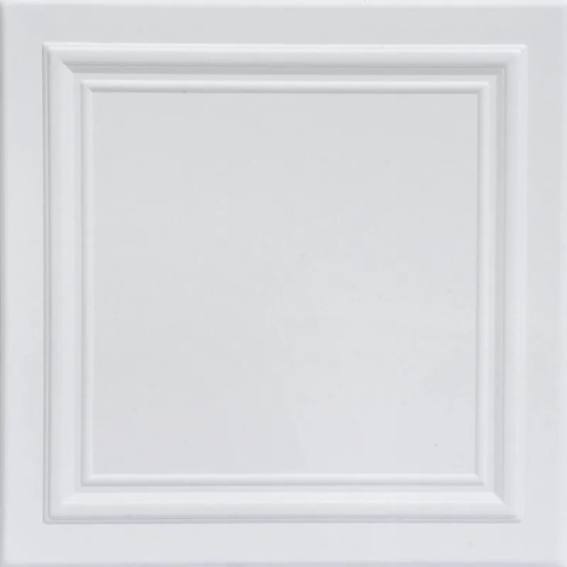 Art Foam Glue-up Ceiling Tile (256 sq. ft./Case), Pack of 96, Ultra Pure White - Satin (Behr)