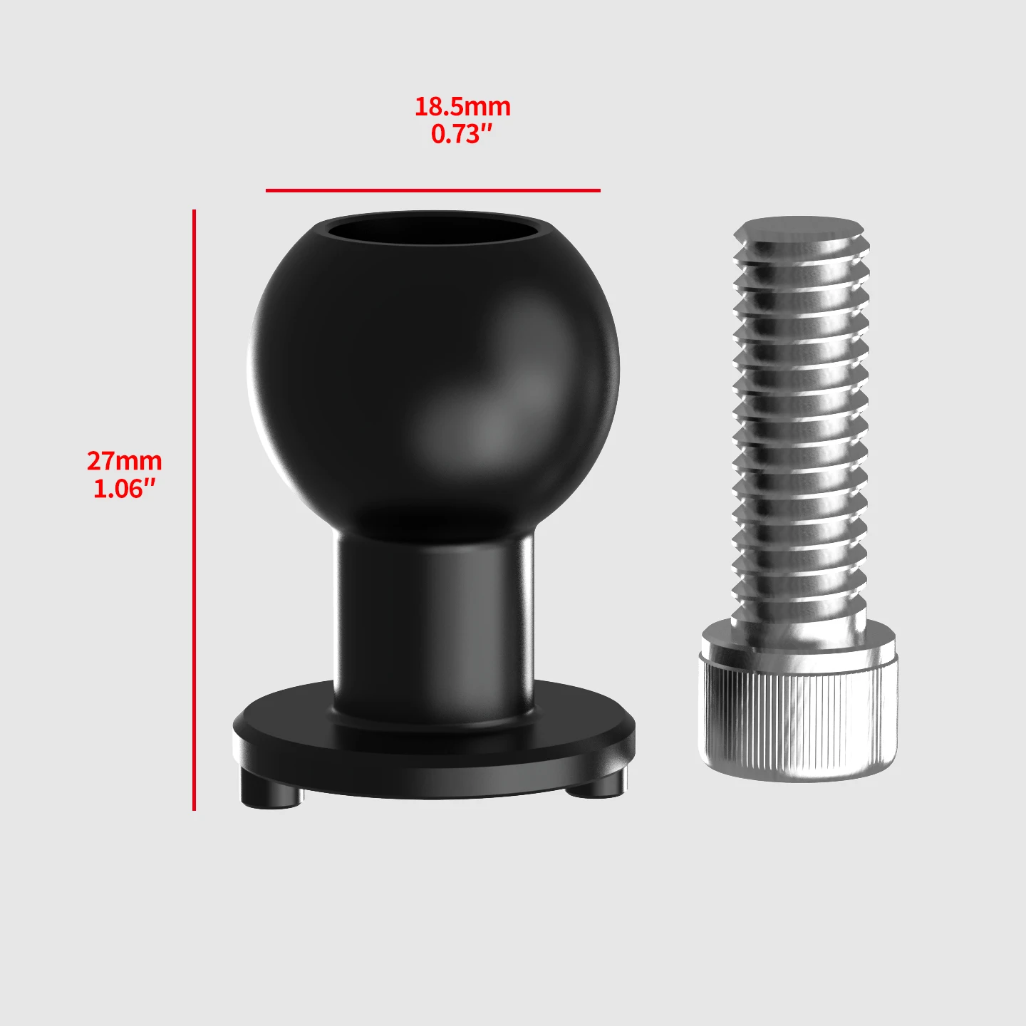 17mm Kugelkopfadapter ARRI Positionierungs-Aluminiumhalterung 1/4 Zoll Schraube für Gopro 13 Insta360 X5 DJI Actionkamera Magic Arm Handyhalterung – Detail 11