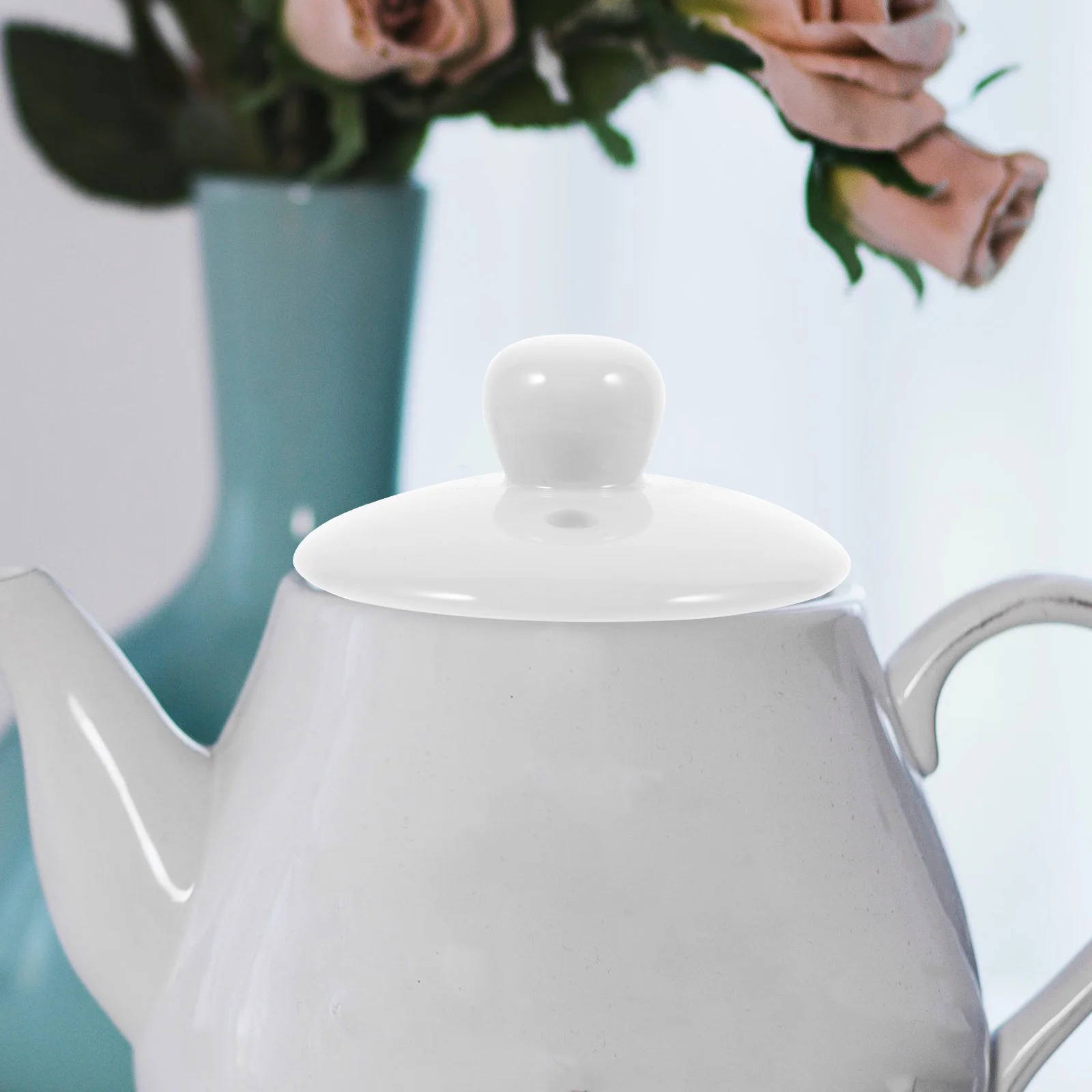 

Tea Kettle Ceramic Lid Replacement Premium Heat-Resistant Ceramic Cover for Home Camping Teapot Accessory Tea Pot Lid
