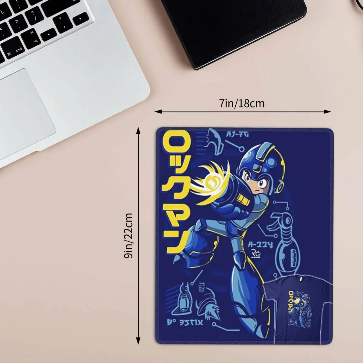 Megaman Video Game Mega Man Mouse Pad Computer Keyboard Mouse Mat Gamer PC Laptop Desk Mat Office Accessories