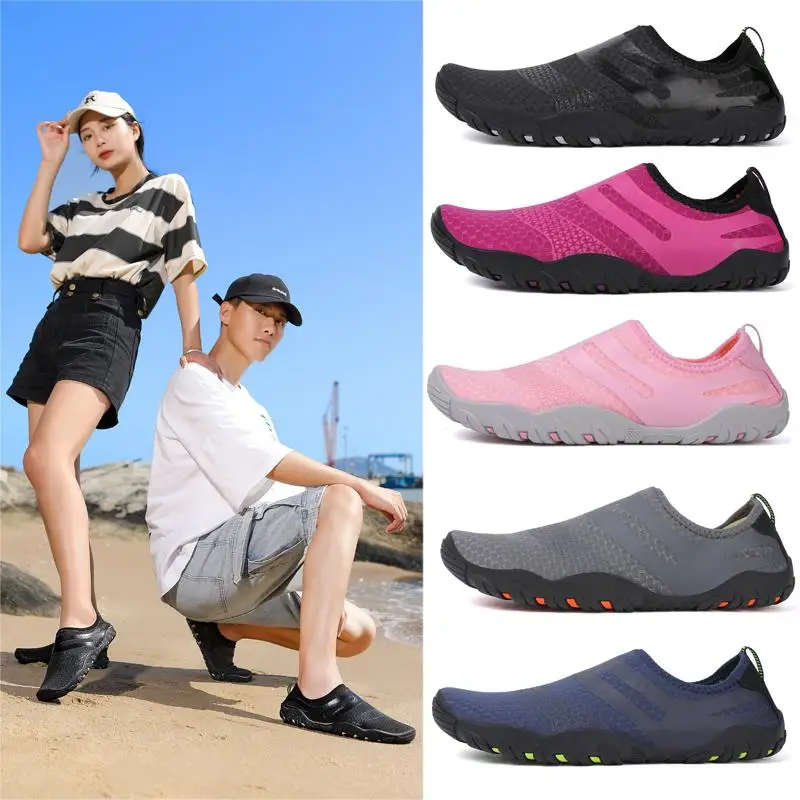 

Aqua Shoes Летняя унисекс нескользящая резиновая пляжная обувь для мужчин и женщин