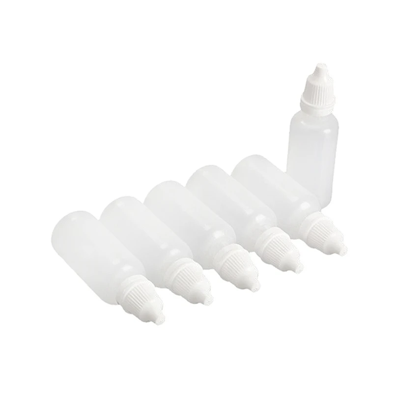 Garrafas Squeezable plásticas vazias do conta-gotas, 20ml, 150 PCes