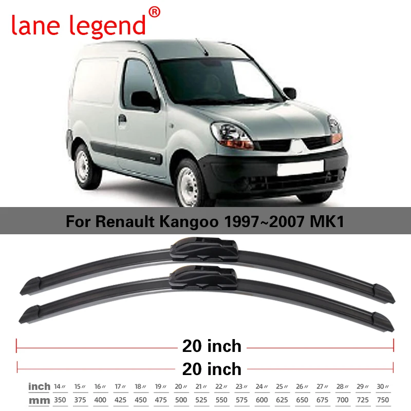 Car Wiper Blade for Renault Kangoo 1997~2007 MK1 Front Windscreen Auto Accessories 1998 1999 2000 2001 2002 2003 2004 2005 2006