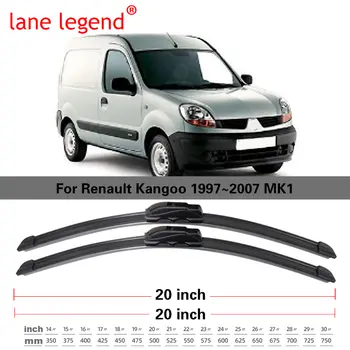 適用於雷諾Kangoo 1997~2007 MK1前擋風玻璃的雨刷片,汽車配件,1998 1999 2000 2001 2002 2003 2004 2005 2006 10 最佳銷售 雷諾Kangoo MK1 - №9