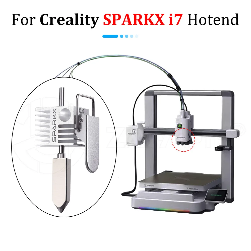 

Запасные части для 3D-принтера Creality SPARKX i7: интегрированный нагревательный модуль с соплами 0.2/0.4/0.6/0.8