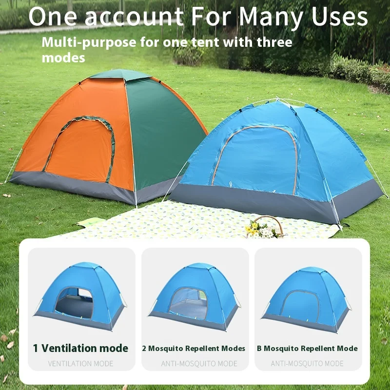 Tienda de campaña automática plegable con mosquitera y protección UV - imagen 5
