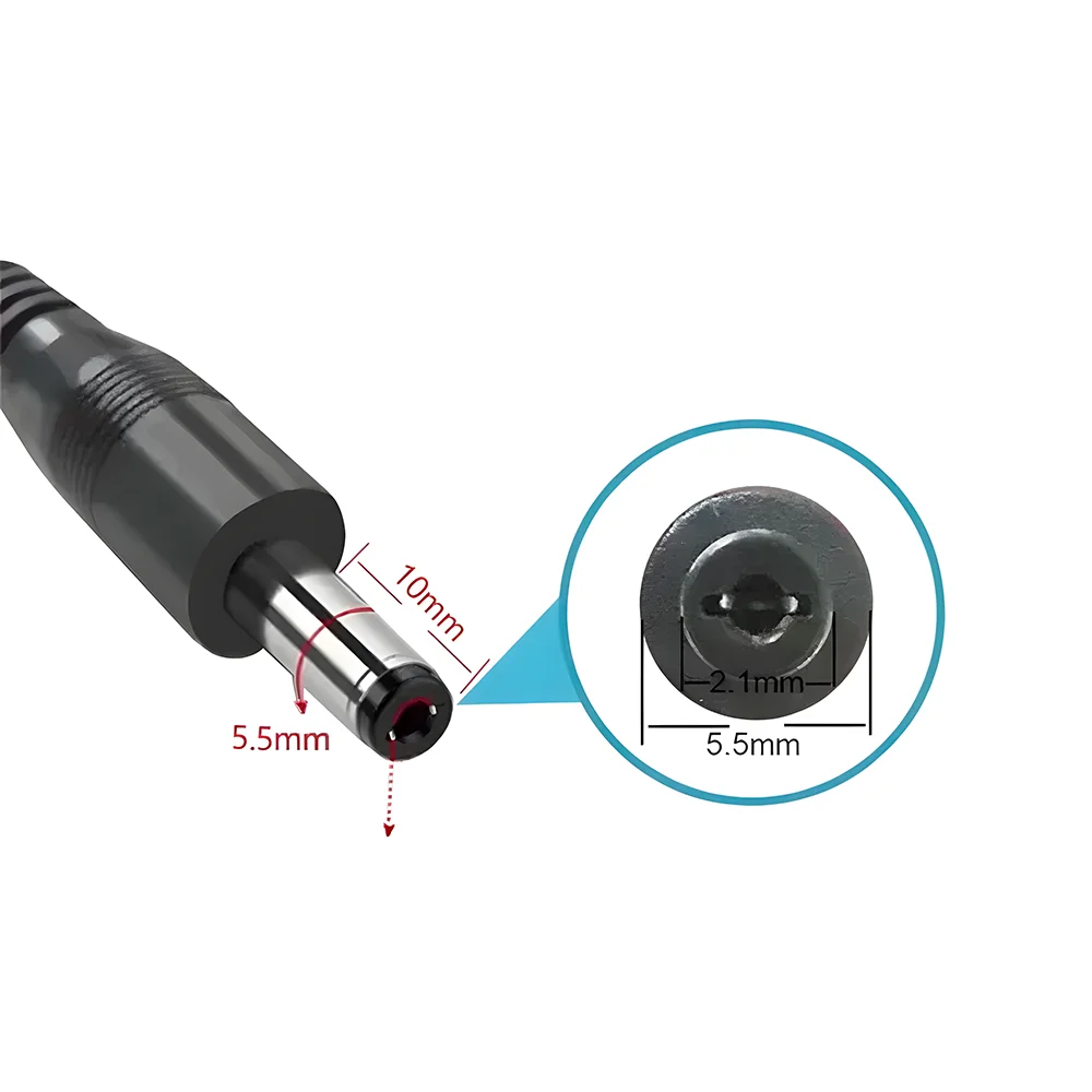 2024 Newest 12V 5A power adapter 5000mA 100V-240V 60W Converter AC DC 12V 5A 2.1mm*5.5mm DC Plug Power Adapter for CCTV WiFi