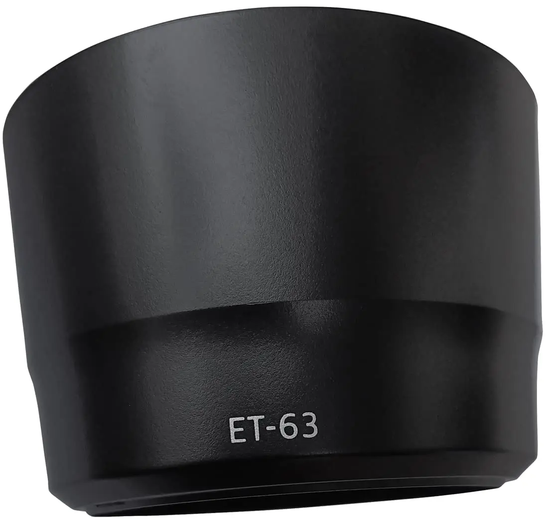 ET-63 58mm et63 렌즈 후드 가역 카메라 액세서리 Canon 750D 760D EF 55-250mm f4-5.6 IS STM 렌즈