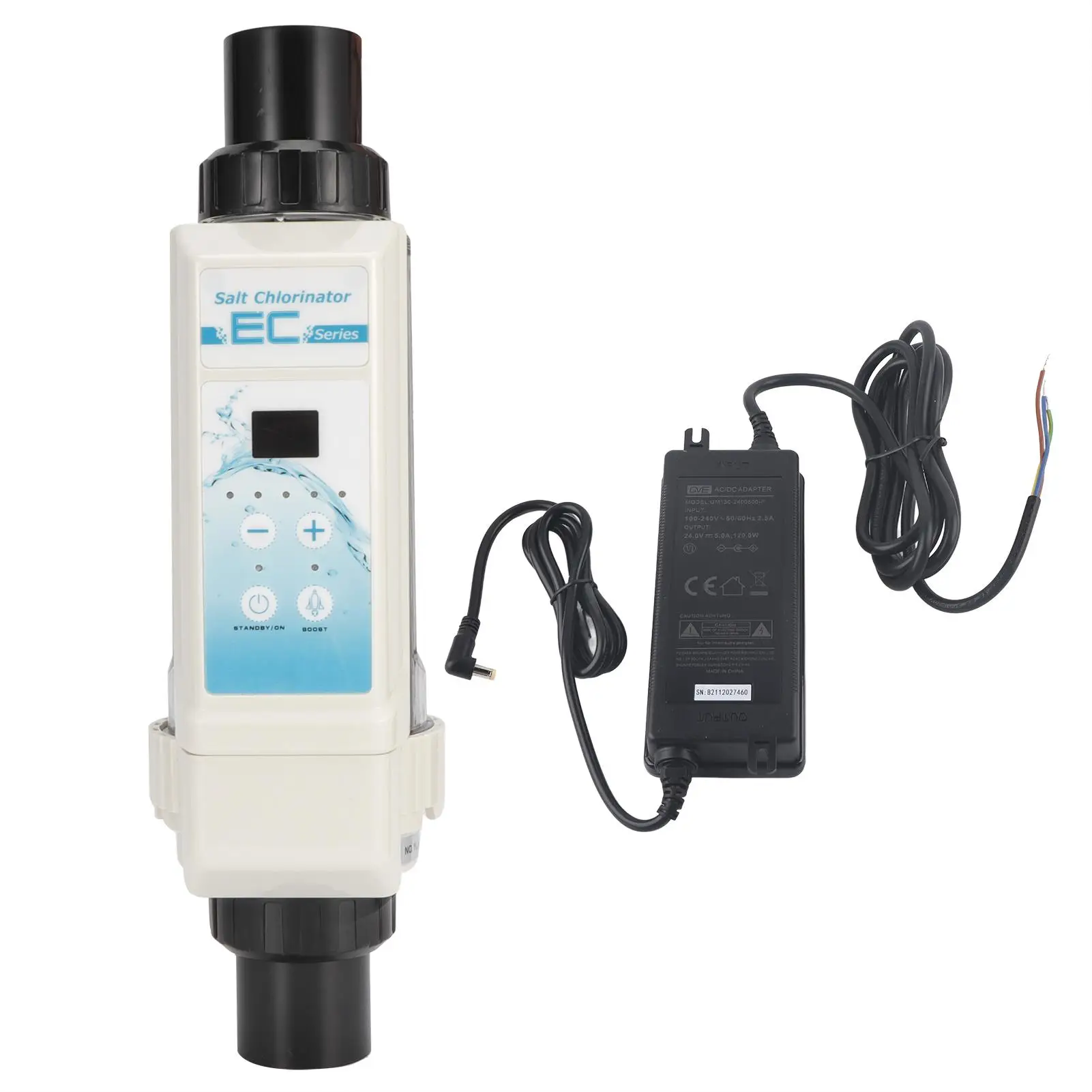 EC8 EC12 EC16 EC20 20g/H Salt Chlorinator for Pools & Spas - Electrolytic Chlorine Generator Machine