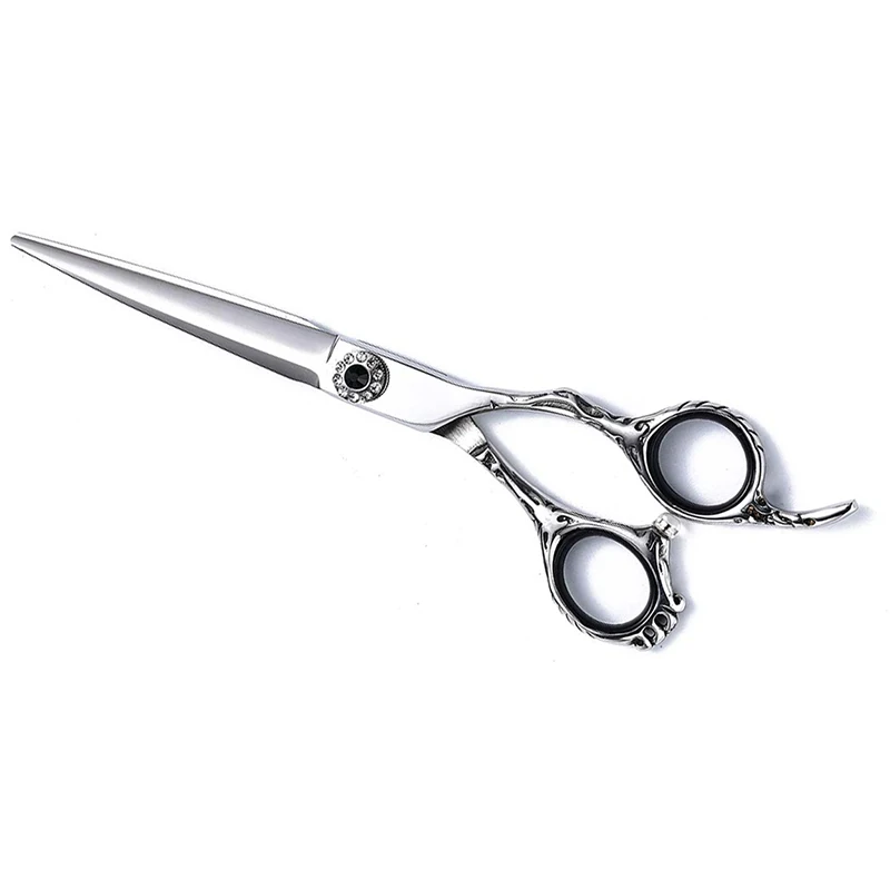 

6-Inch 440C Professional Hairdresser Scissors Set Salon Grade Thinning Shears And Flat Haircutting Scissors Stylists