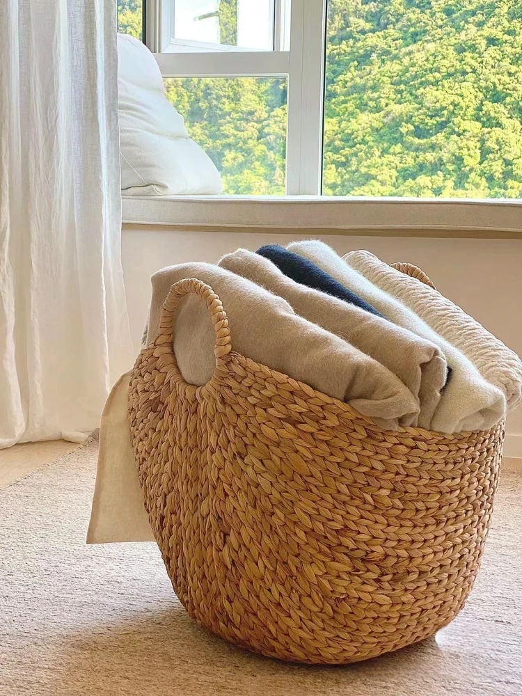 

Large Size Laundry Basket Clothes Drng Basket American Simple Sle Dir Clothes Basket Storage for Living Room Bedroom