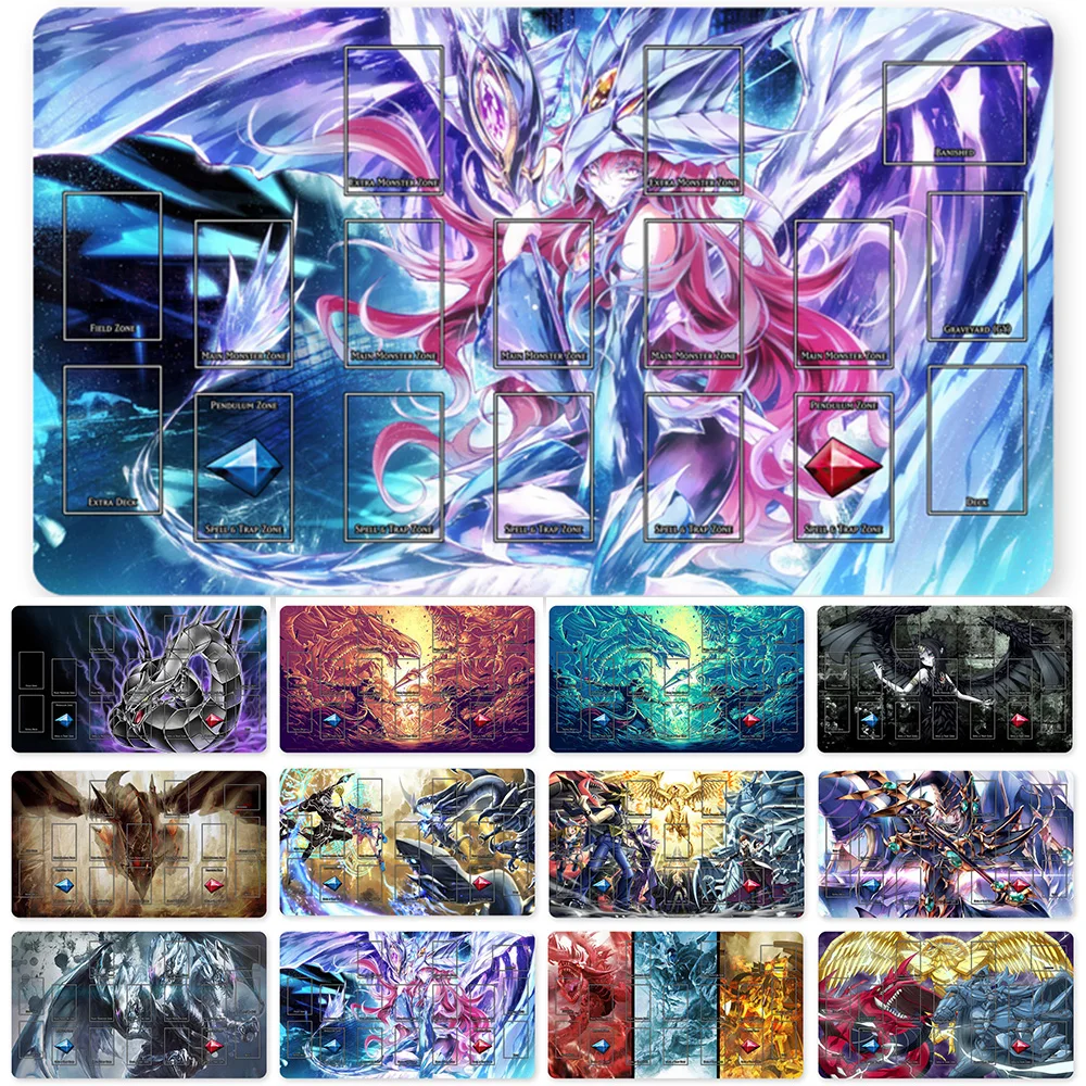 Ocg quente playmat azul-olhos ultimate dragão mágico escuro duelo monstros playmats compatível para yugioh tcg + saco livre-ygo (4)