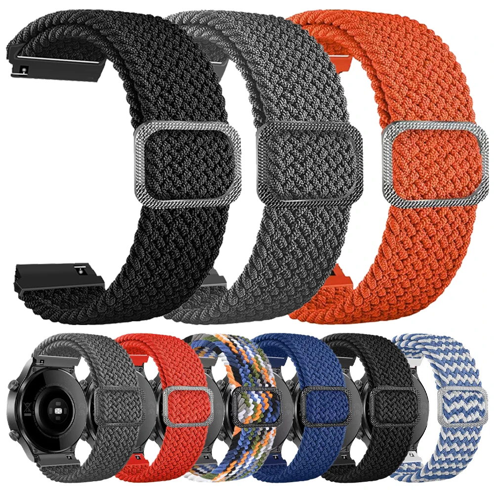 20mm 22mm Braided Straps For Polar Ignite 3/2 Nylon Sport Watchband Bracelet For POLAR Vantage M3 M2/Grit X Pro/Pacer Wristbands