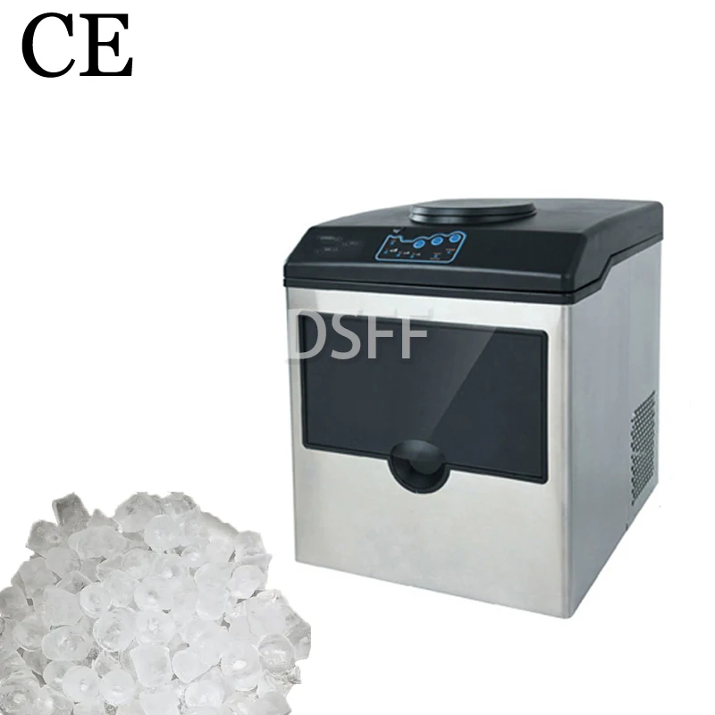 Household Compact Tabletop Automatic Ice Maker Portable Household Mini Square Ice Cube Forming Machine