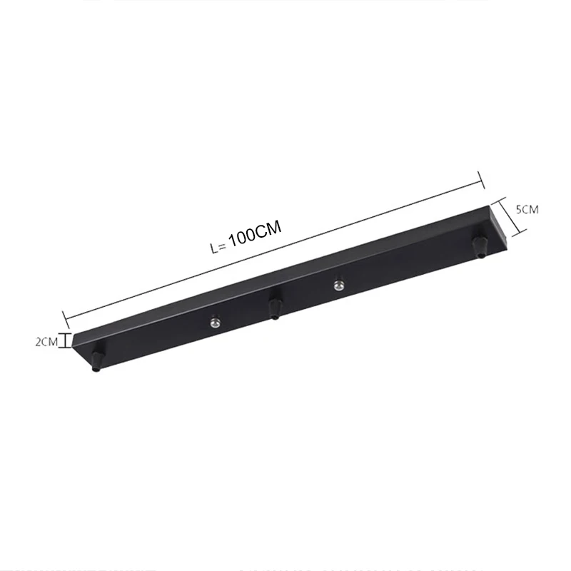 Peandant Base Light Ceiling Lamp 50cm 80cm 100cm Black White Base