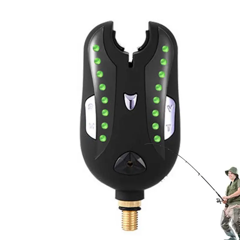 

Fishing Bite Alarm With Sound Light Up Fishing Alarm High-sensitivity Sensor Fishing Sensor Pole Alarm For Reservoir Fishing