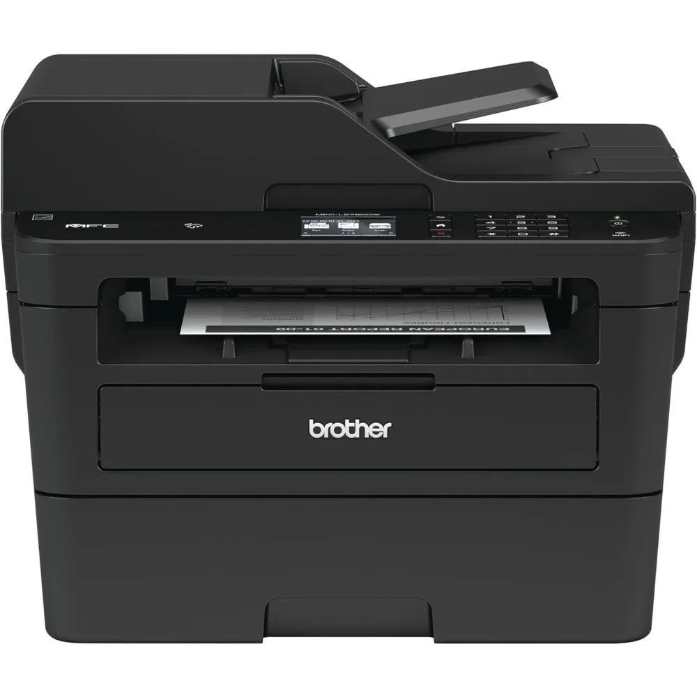 MFCL2750DW Monochrome All-in-One Wireless Laser Printer, Duplex Copy & Scan, Includes 4 Month Refresh Subscription Trial