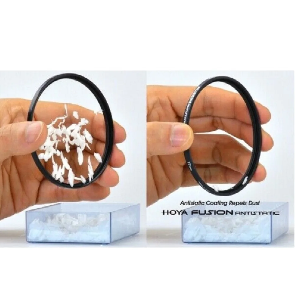HOYA FUSION ANTISTATIC MC 77mm UV Super Multi Coating Filter ของแท้สําหรับ Nikon Canon Sony กล้องเลนส์กรอง