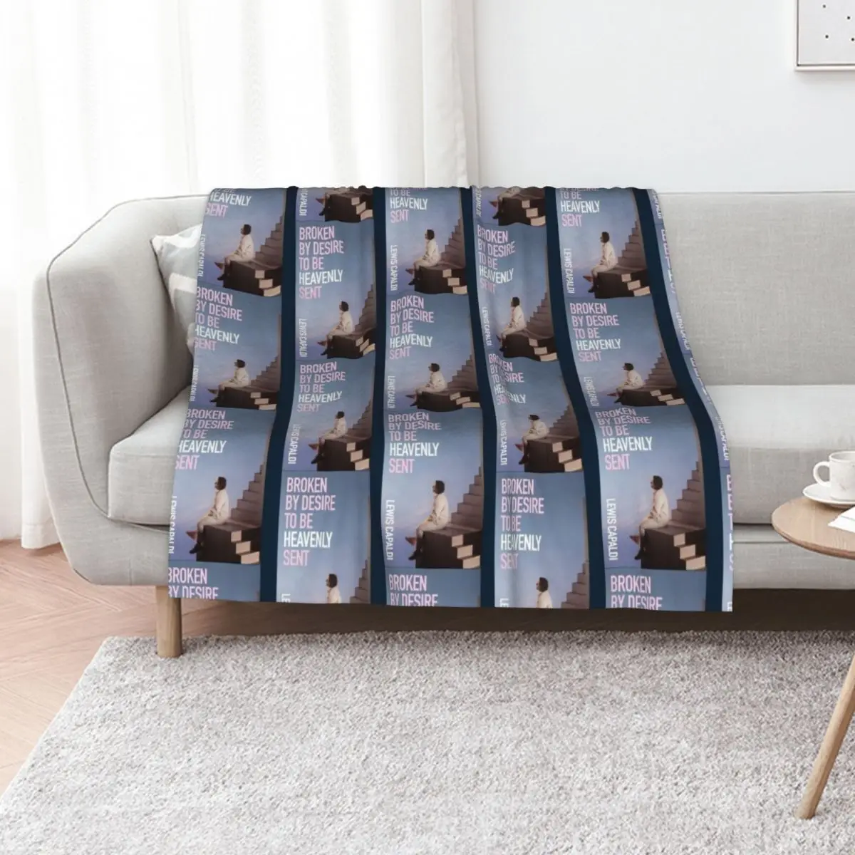 Lewis Capaldi Broken Desire Throw Blanket Loose Flannels Beach Sofa warm winter Beautifuls Blankets