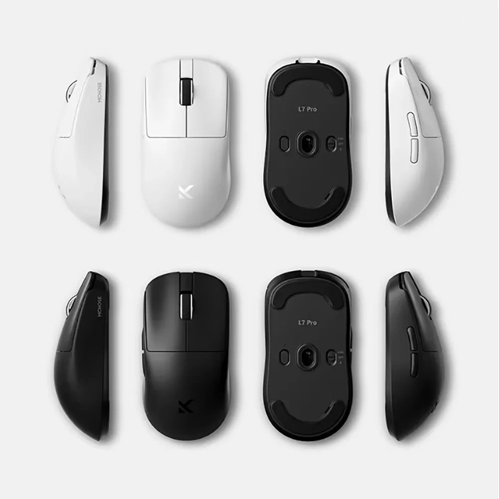 

Официальная беспроводная игровая мышь MCHOSE L7 Ultra PAW3950 E-Sport Sensor Realtek Флагманский мастер TOPSPEED 8K Скорость отката 39 г Мыши