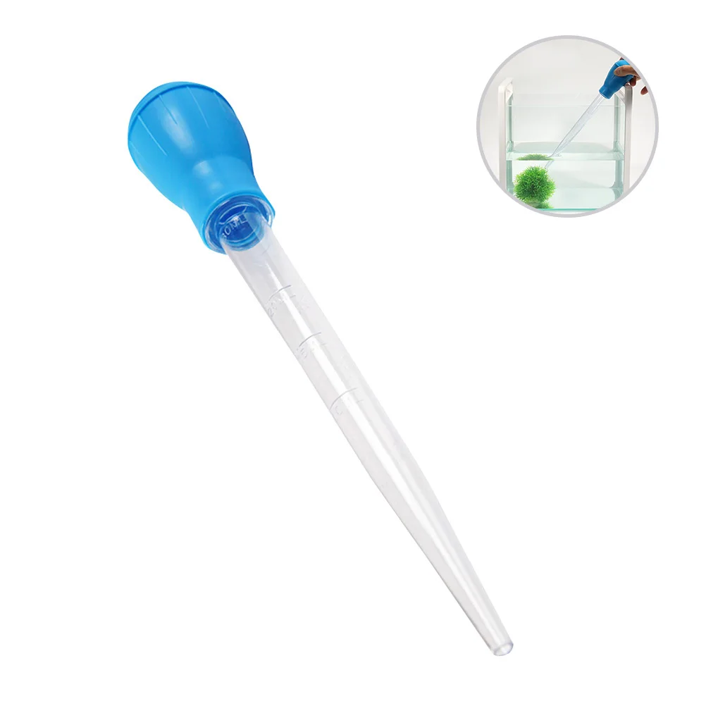 

2Pcs Aquarium Cleaner Pipette Dropper Fish Tank Waste Remover Coral Feeder Manual Chemical Use Cleaning Tool 50Ml