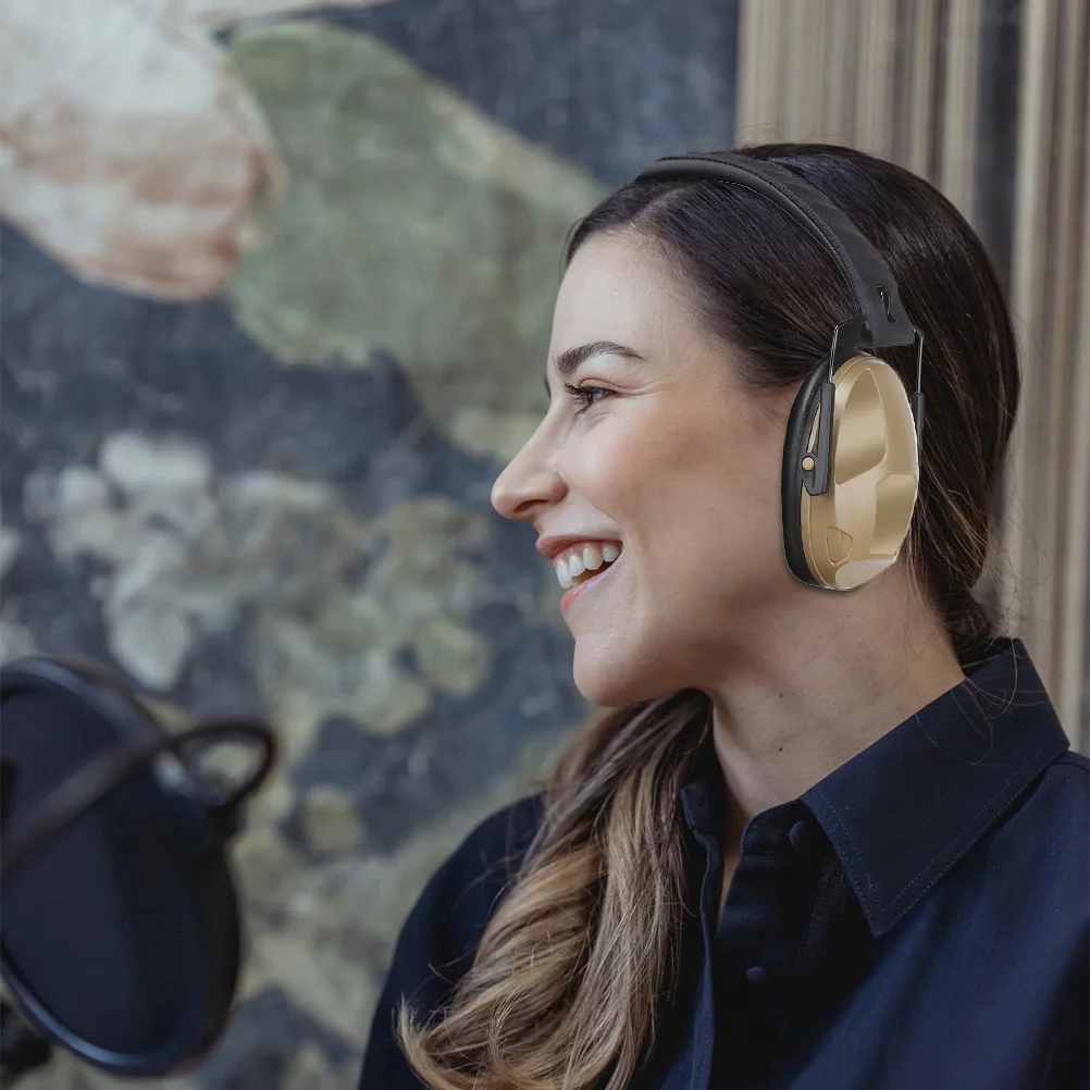 

Noise Reduction Headset Nylon Abs Material Anti-Drop Wear-Resistant 80Db+ Soundproof Foldable Lightweight Comfortable Ear