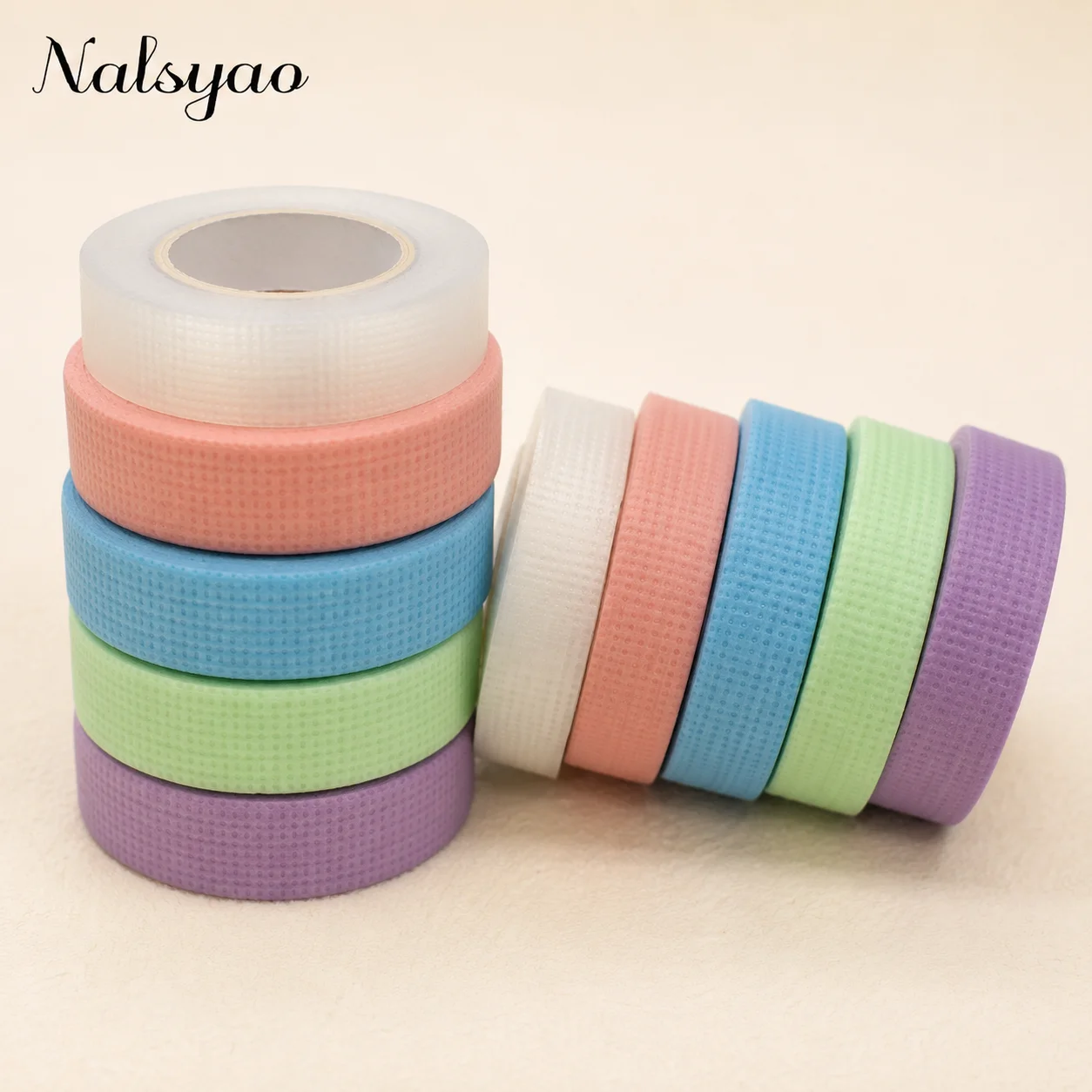 2/3 Rollen japanisches Isolierband für Wimpernverlängerung, fusselfreie Unter-Augen-Pads, atmungsaktives Vliesband, Papier-Wimpernpflaster