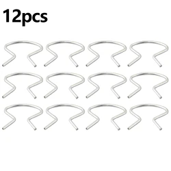 12Pcs/set Car Interior Door Window Crank Clip Metal Retainer Roll Up Retaining Winder Handle Clamp For Chevrolet For Pontiac Kit