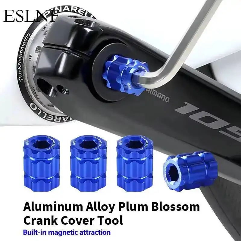 ESLNF Aluminum Alloy Bicycle Magnetic Puller Tool - Crank Arm Install/Remove Adjustment Caps Cycling Repair Accessories