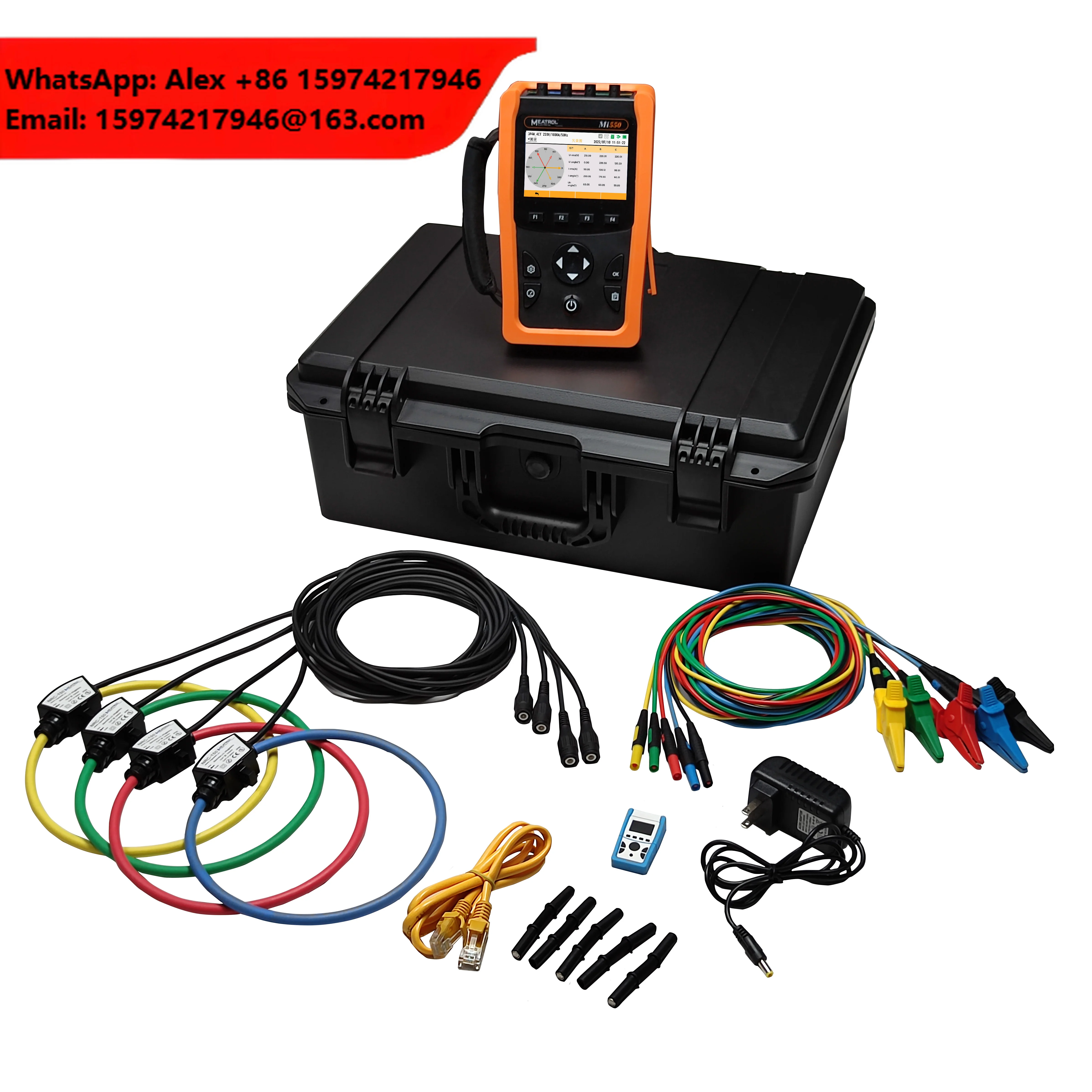 Handheld Power Quality Analyzer MEATROL Mi550 Three Phase Electric Energy Meter 3 Phase Power Analyzer