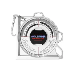 Magnetic Angle Finder Locator Inclinometer Measurement Tool Portable Slope Protractor Inclinometer for Construction Carpenter