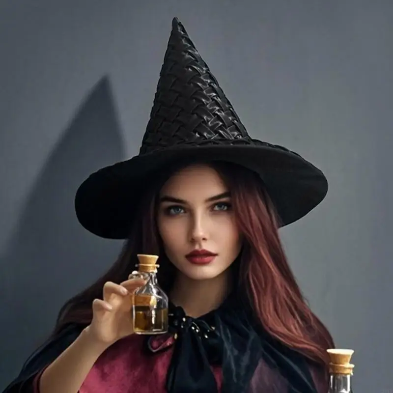 2025 Nouveau design torsadé unique chapeau fête d'Halloween polyester unisexe pour les enfants adultes