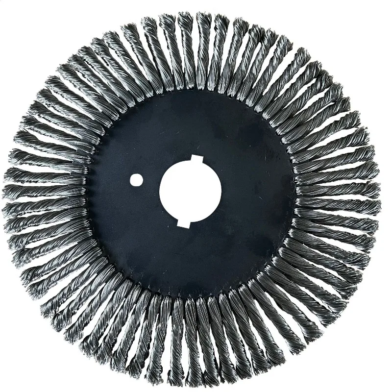 

Щетка-твистер для полировки и шлифовки, витой круглый диск для удаления ржавчины, стальная щетка с крупным диаметром проволоки
