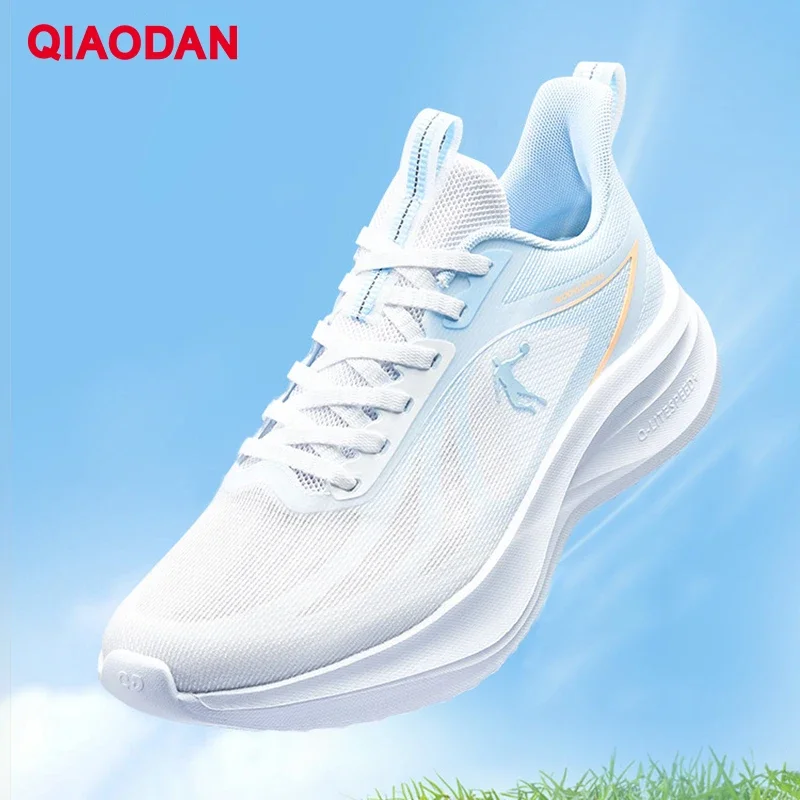 

QIAODAN Mesh Running Shoes Men Breathable Shock-Absorbant Rebound Soft Anti Slip Lightweight Sportwear Sneaker QXB023252214