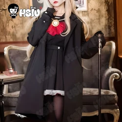 Niyaniya Cosplay Costume HSIU Black Uniform Skirt suit Coat Hat Full Costume Game Blue Archive Cosplay Clothing