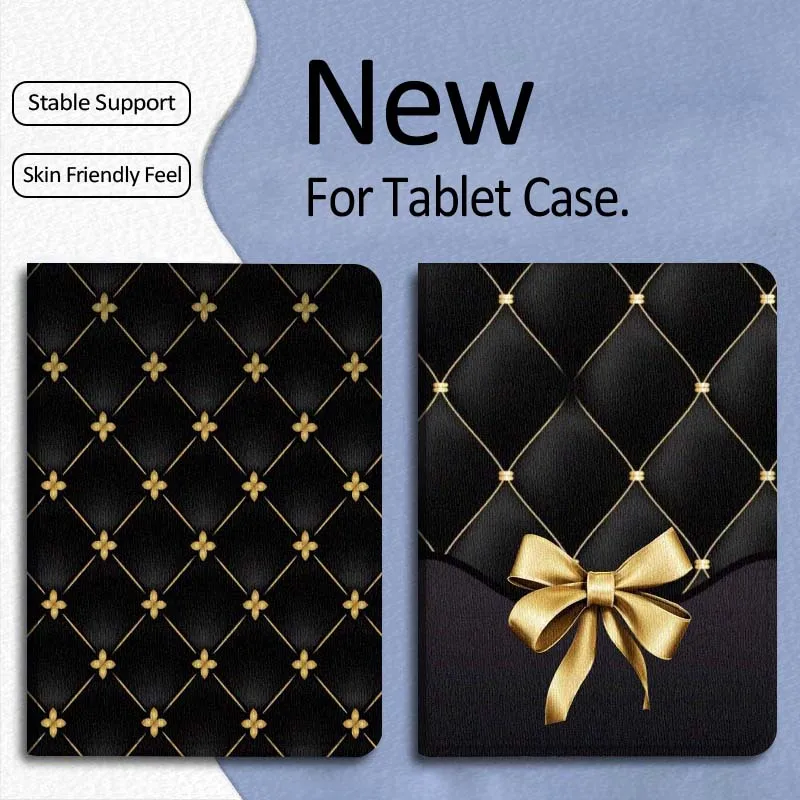 

Popular Black Bow Pattern For Xiaomi Mi Pad Mini 4 5 6 7 SE Pro Plus Redmi Pad 2 SE 2025 8.8 11 Foldable Tablet Case Gift