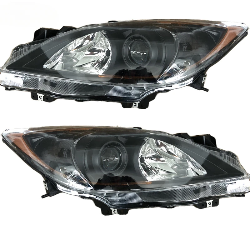 

Suitable for Maz da 3-star car headlights without motor black background 2011-2013 modification halogen one pair upgrade