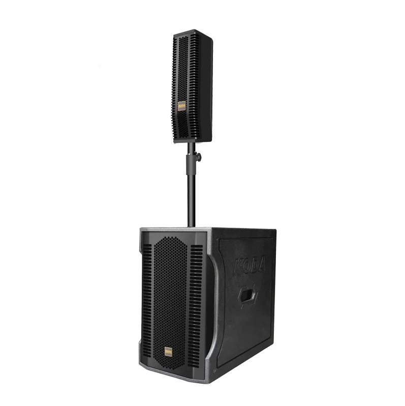 KODA Black Pa column speaker system line array column speaker