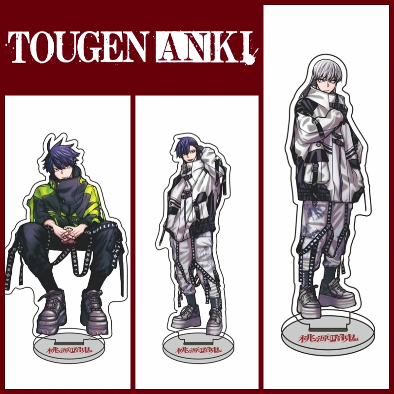 Soporte acrílico de Anime TOUGEN ANKI Shiki Ichinose Naito Mudano, modelo de placa decorativa, figura de escritorio original, exhibición de 15cm