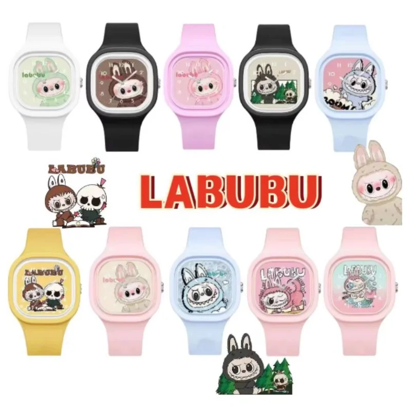 LABUBU Cartoon Watch Women Silicone Watch Student Cute Cartoon Watch Valentine's Day Christmas Birthday Gift 2024 New