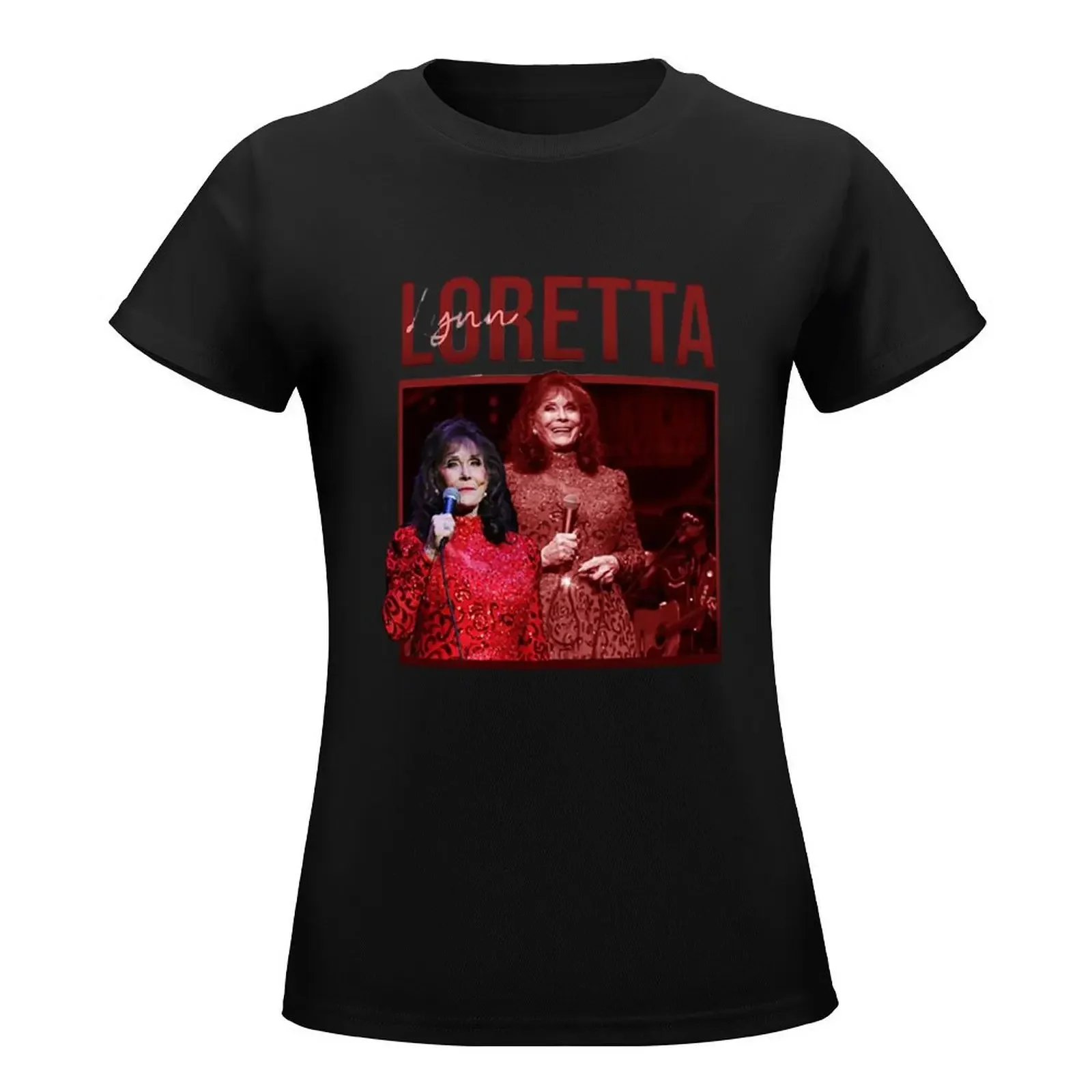 loretta red rip T-Shirt cute clothes plus size tops tees new edition t shirts for Women