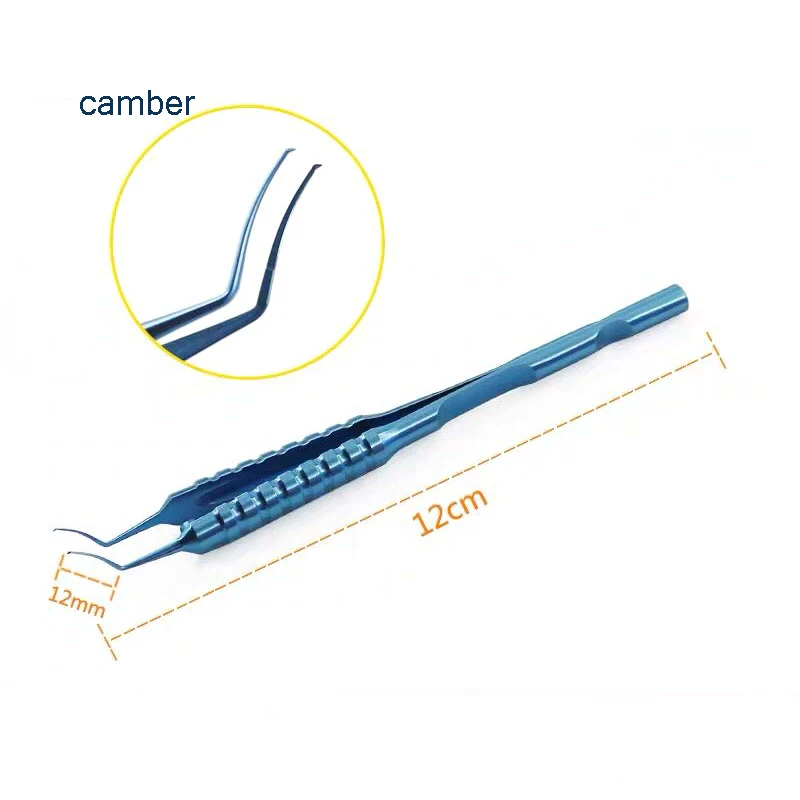 Fórceps de Capsulorexis Oftálmica, Instrumentos Microscópicos, Cirurgia Plástica, Inserida Pequena, 1,8, 8,5 cm