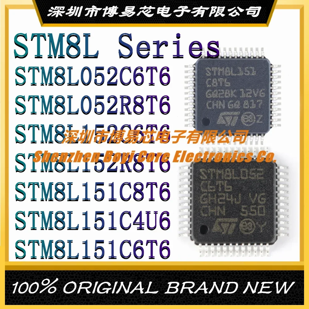 

STM8L052C6T6 STM8L052R8T6 STM8L152C6T6 STM8L152R8T6 STM8L151C8T6 STM8L151C4U6 STM8L151C6T6 New Original Genuine