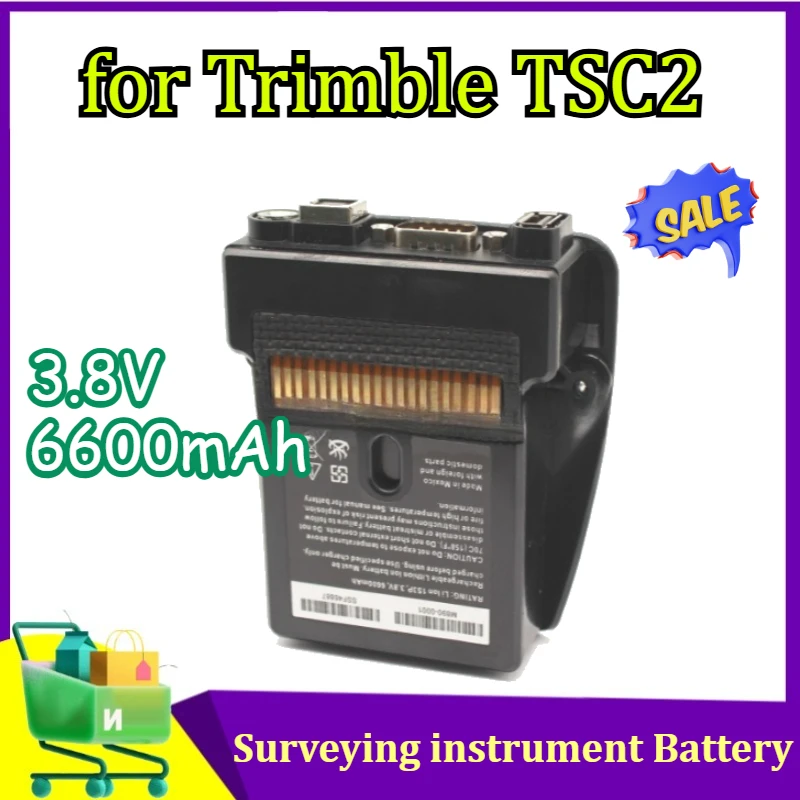 Batería de Repuesto de 3.8V 6600mAh para el Colector de Datos Trimble TSC2 - Batería Recargable de Iones de Litio de Alta Capacidad para Trimble GPS RTK