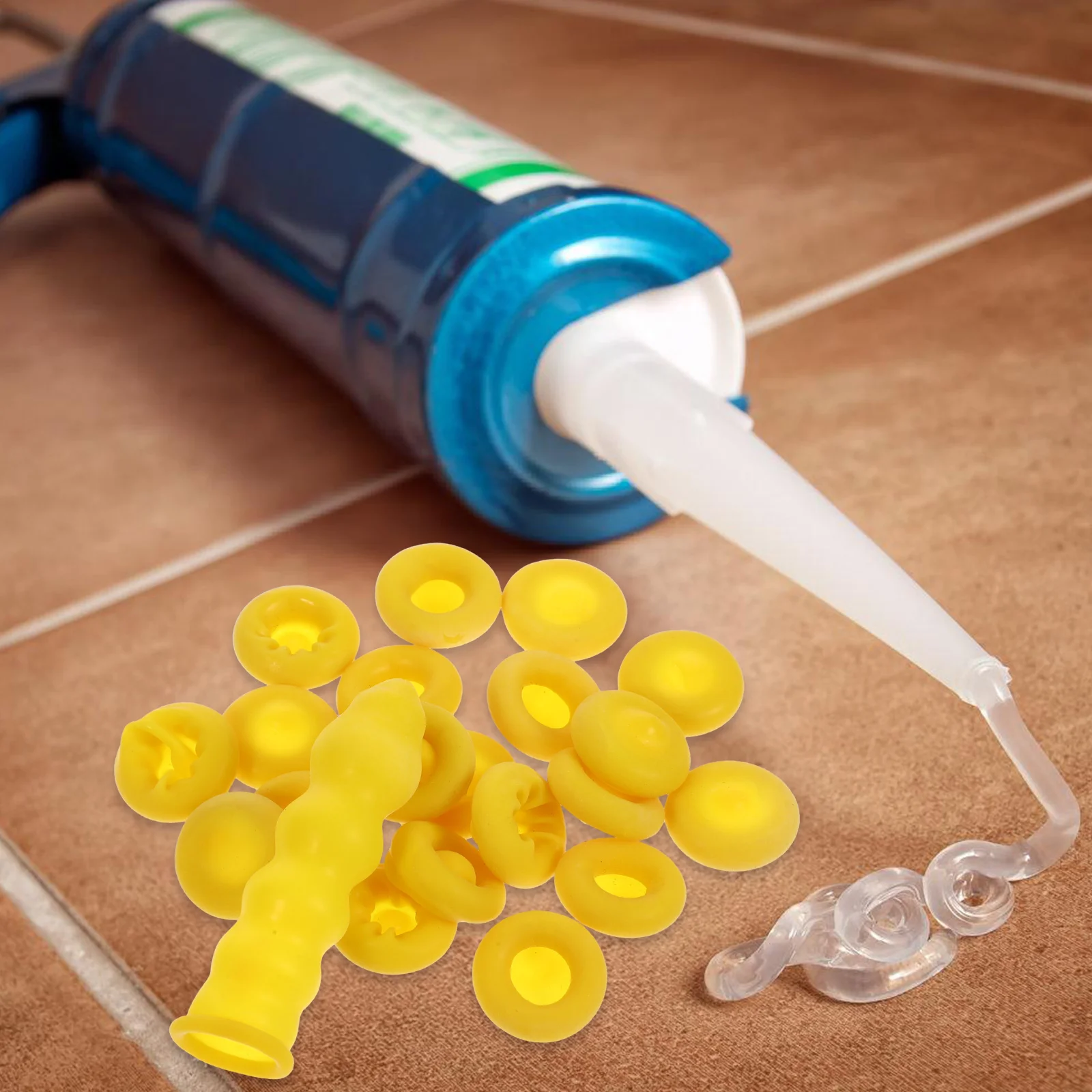 Bouchons d'économie de calfeutrage, 20 pièces, Excellent effet d'étanchéité, utilisation à Long terme, couvercles de tubes de calfeutrage, embouts de tubes de calfeutrage