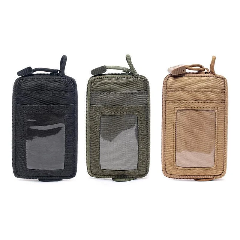 Multi-functional Outdoor Hiking Bag EDC Accessory Waist Pack Portable Card Holder Key Pouch Mini Coin Purse for Outdoor Travel