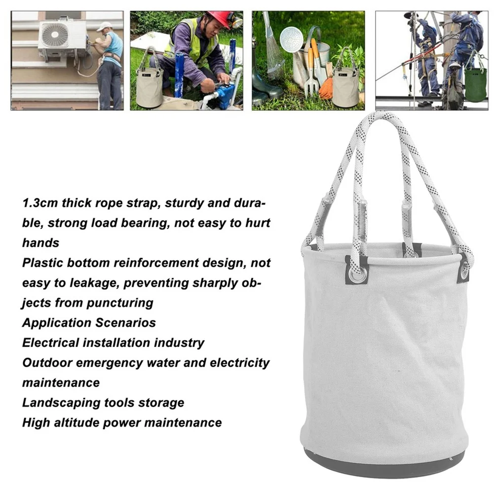 A74E-Storage Bucket ถุงบํารุงรักษาความสูงสูงสําหรับงานบํารุงรักษาถังที่มีความสามารถในการรับน้ําหนัก 50 กก.