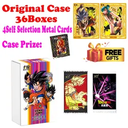 Cartoon Case Wholesale Dragon Ball Collection Card Goku Bulma Booster Box ACG CCG TCG regalo hobby di successo di alta qualità